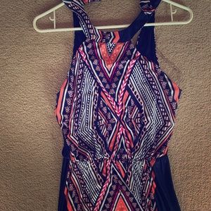 Long summer front slit maxi